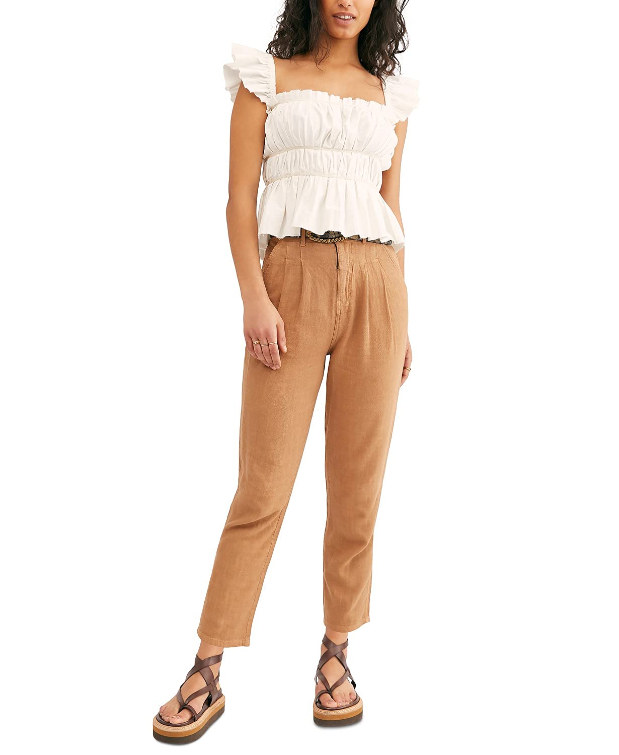 Free People Sandstorm Faded Love Pants Sandstorm 27