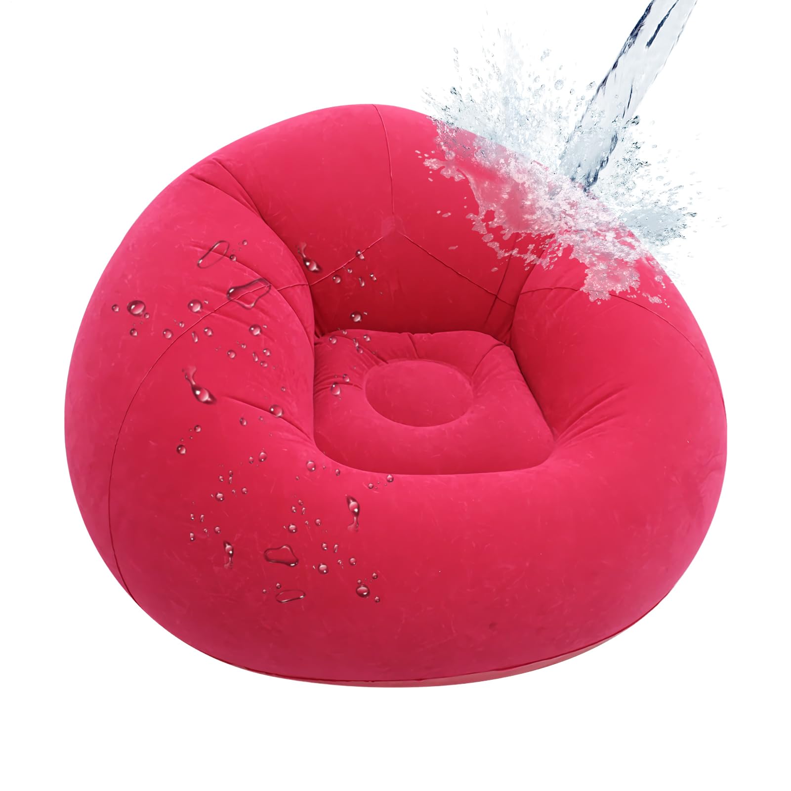 Sofá inflable de acampada para un descanso en fiestas exteriores