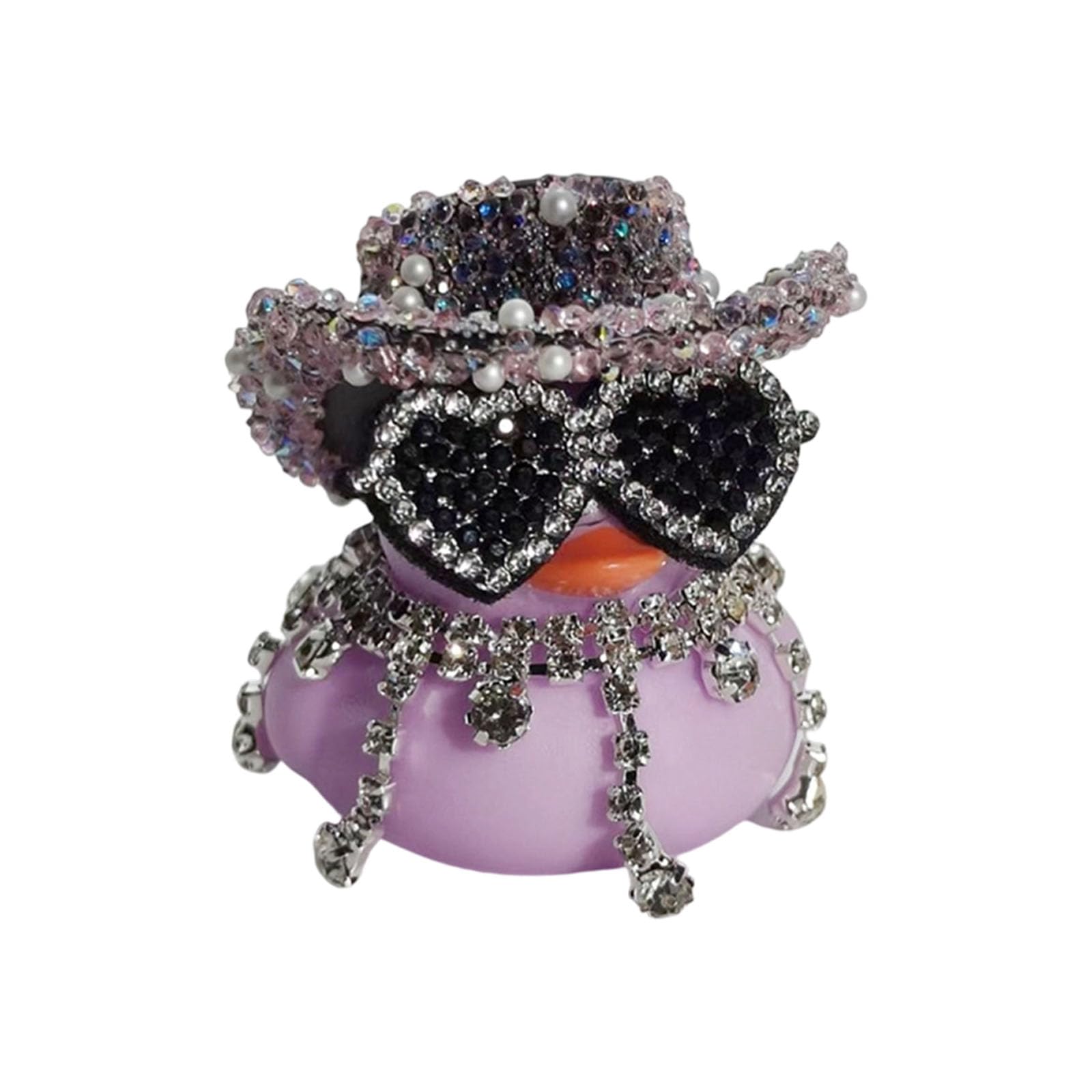 Compact Cartoon Figurine Accent, Heart-Shaped Sunglasses Ornament for Desk, Dashboard, Dresser, or Shelf Display Figurine Ornament Decor Display Dashboard Desk Vanity Shelf Tabletop Embellished Heart