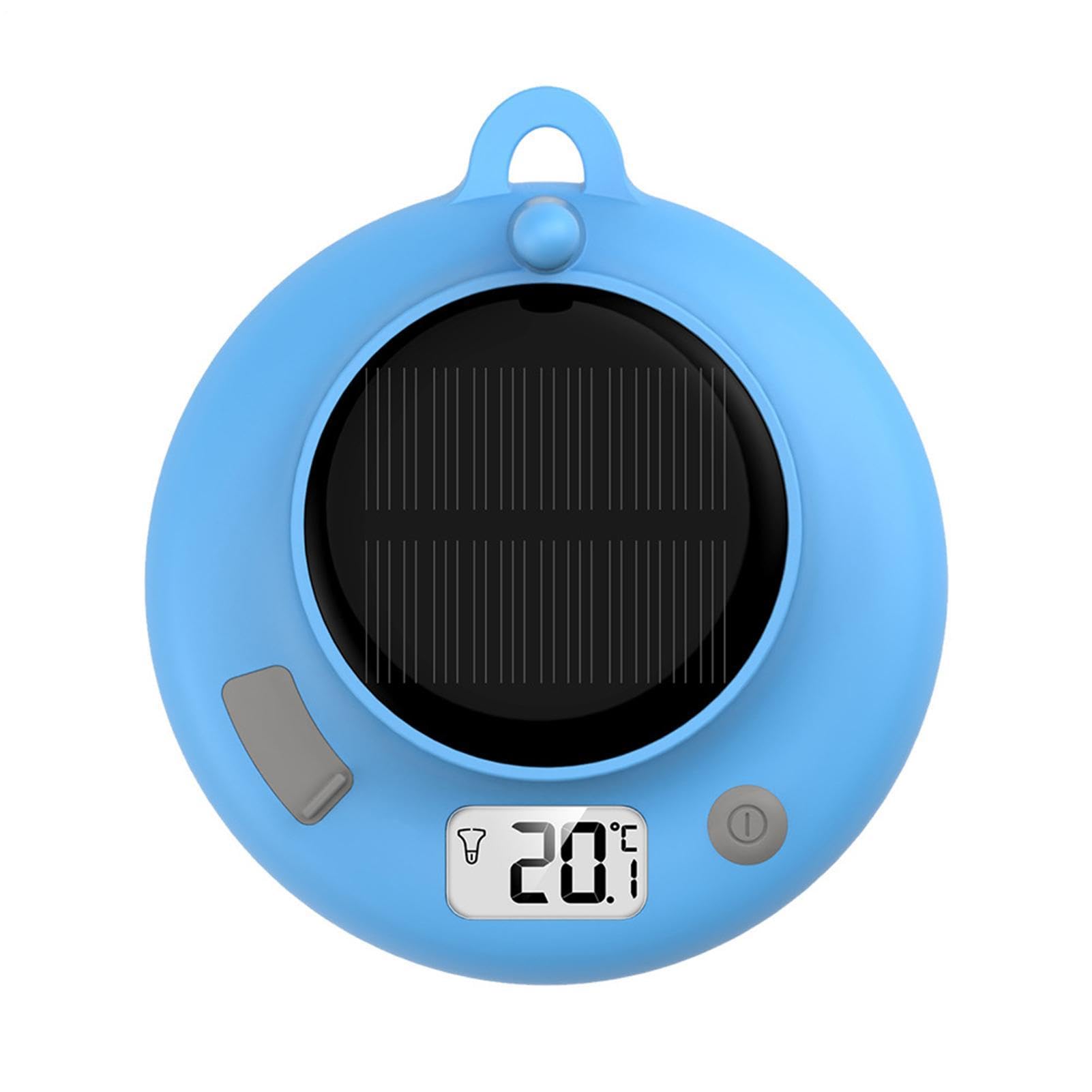 Termometro Piscina a Display LCD Precisione Wireless Galleggiante | Display Monitor Vasca Per Uso Domestico Esterno Giardino Hotel Proprietari Residenti