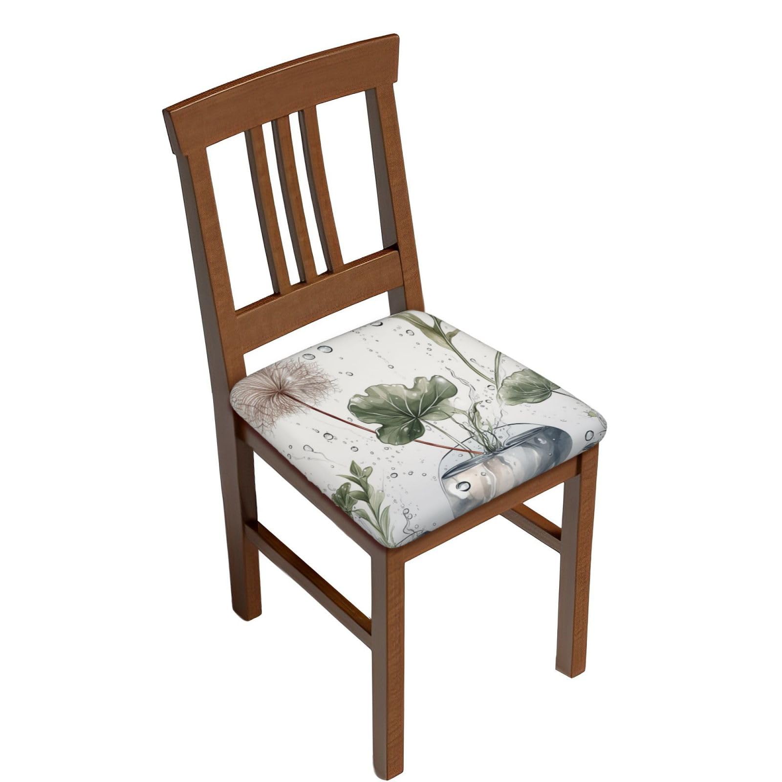 Housses de chaise salle a manger BONDIJ amovibles lavables lot de 6 avec attaches