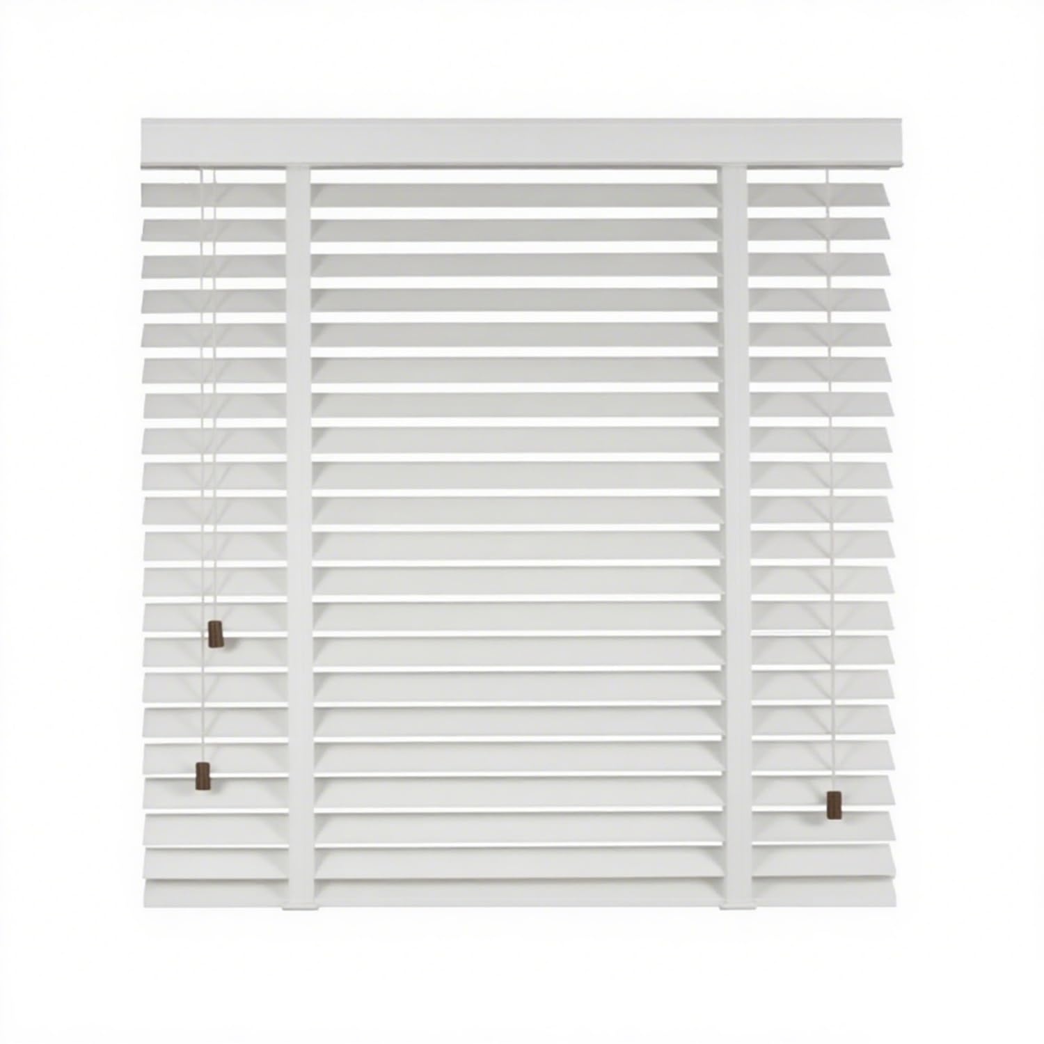 Personalizado Persianas Venecianas de Madera 170 180 70 80 85 115 120 140 160 50 165 220 cm, láminas de 50 mm, Fácil Instalación, Protección Solar y Privacidad(Blanco)