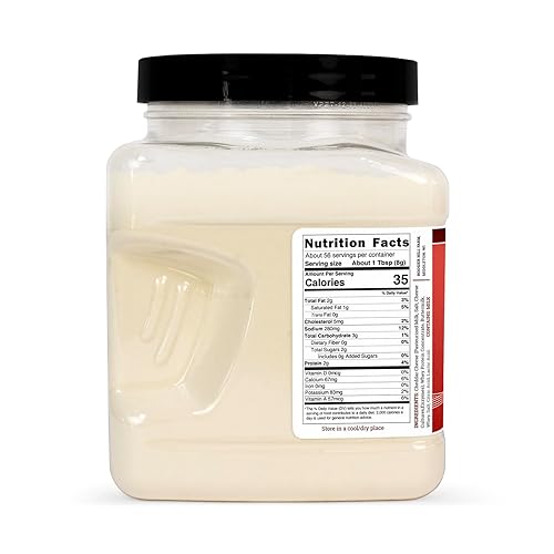 Vista 10 de Queso blanco Cheddar en polvo para amantes del queso, libre de gluten, tamaño de 2 libras.