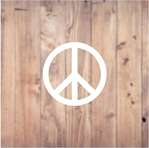 Miniatura 7 de Adhesivo de vinilo con símbolo de la paz histórico de la impresión subterránea, con texto en inglés "Live Love 60", color negro