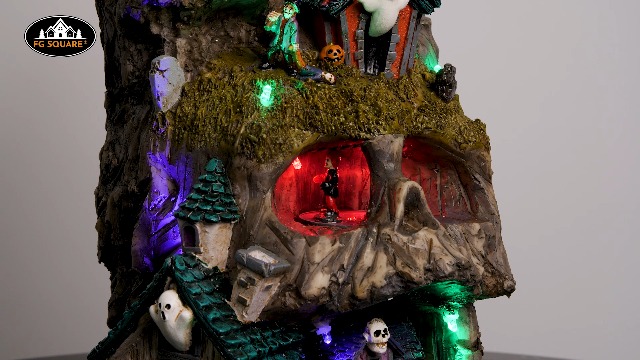 Amazon.com: FG Square Skullstone Hollow Skull Theme Spooky