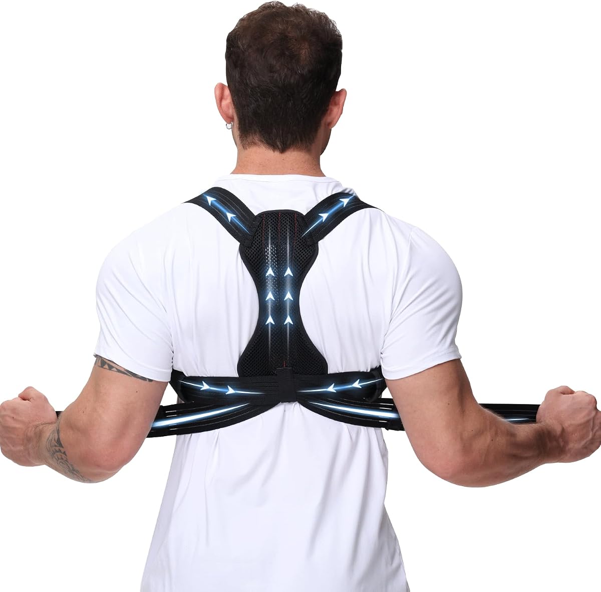 Posture Corrector for Men and Women, Adjustable Back Brace for Back, Neck and Shoulder Pain Relief, Back Support for Posture Improving Scoliosis, Hunchback, Hump, Thoracic, Spine Corrector (X-Large)