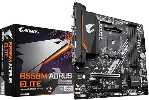 Placa Mãe Gigabyte B550M AORUS Elite, AMD AM4, mATX, Chipset B550, DDR4