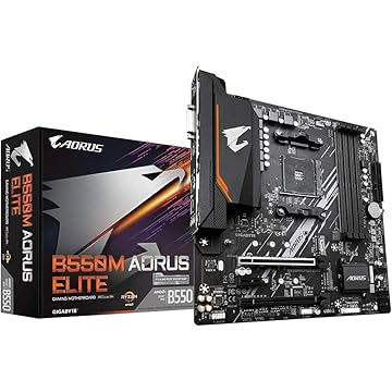 Placa Mãe Gigabyte B550M AORUS Elite, AMD AM4, mATX, Chipset B550, DDR4