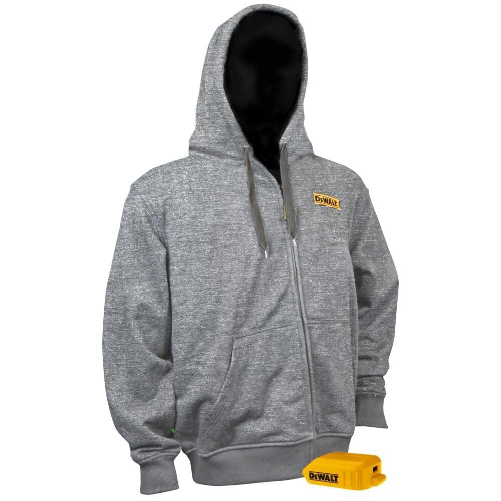 Sweat Chauffant DEWALT Gris S avec zones thermiques dos et torse