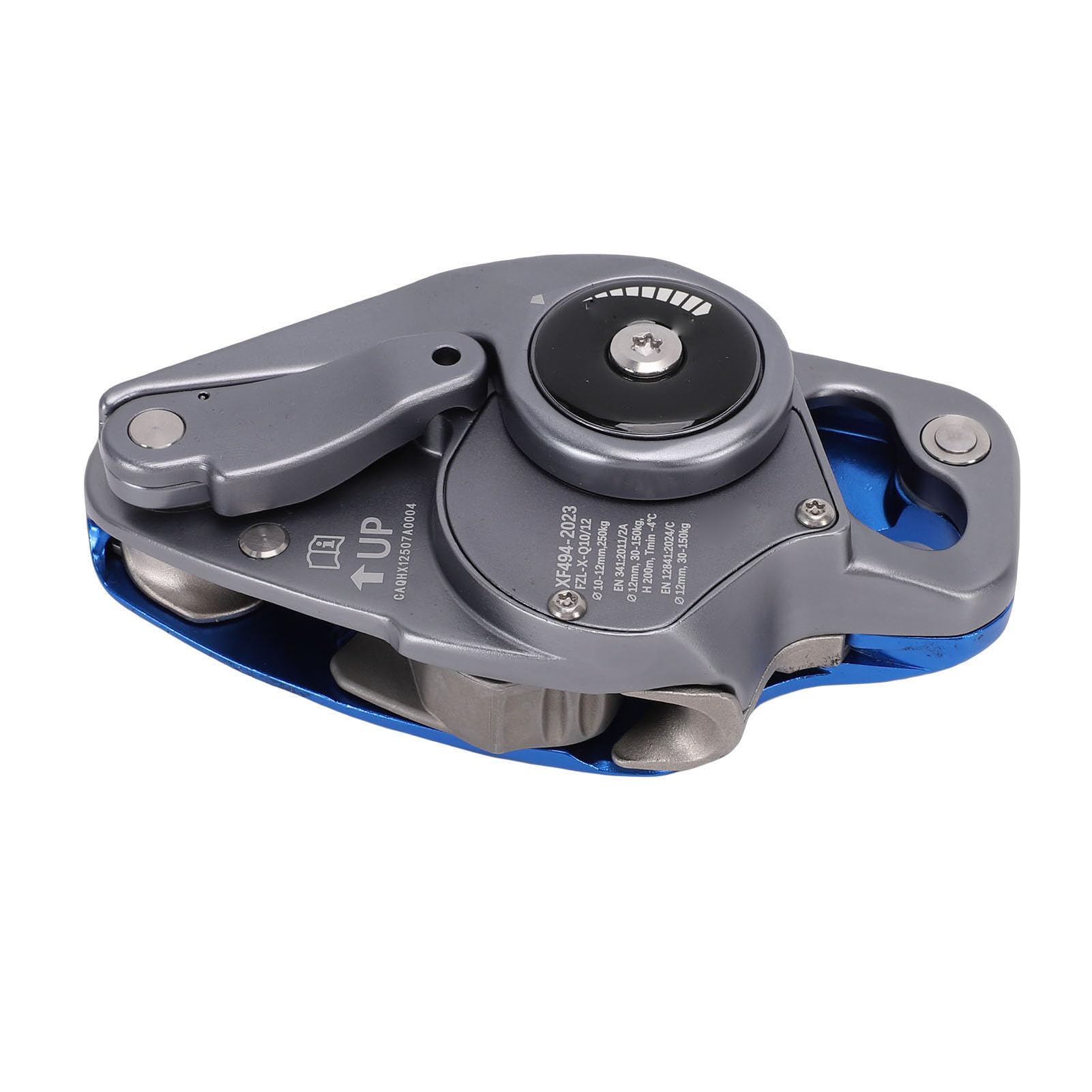 Changor Descenso para Trabajos Aéreos 15KN Forjado Anodizado 10-12mm | 7075 aluminio aeroespacial y acero inoxidable, trabajos aéreos, rescate de emergencia, equipo de rescate, cuerda de 10-12 mm