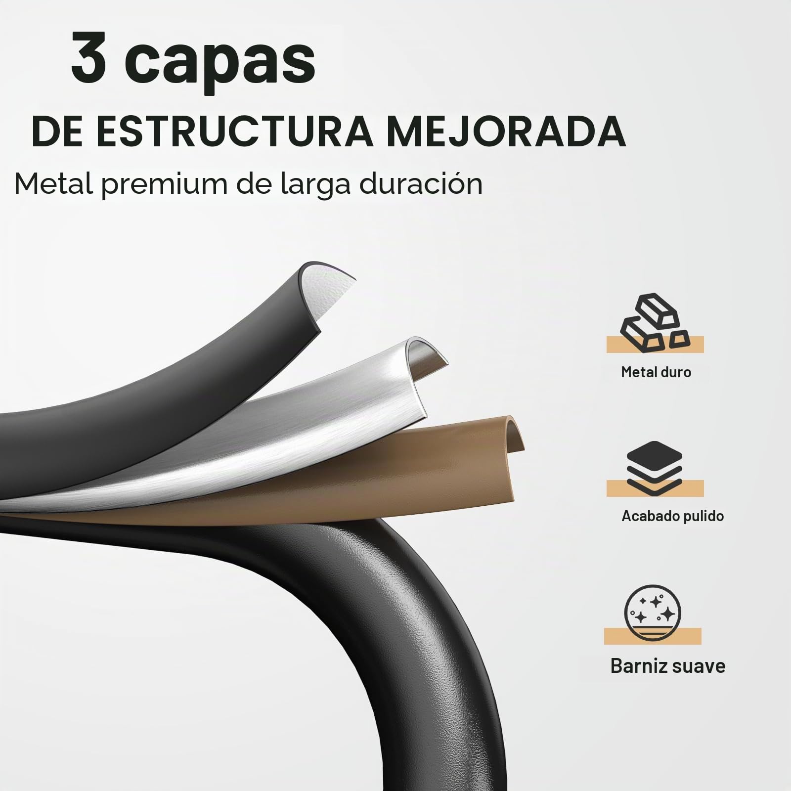 HBTower Escalera 2 Peldaños Plegable, Peldaños Antideslizantes con Diseño de Mosaico, Escalera con Asa Acolchada, Ligera y Compacta, Capacidad 150KG