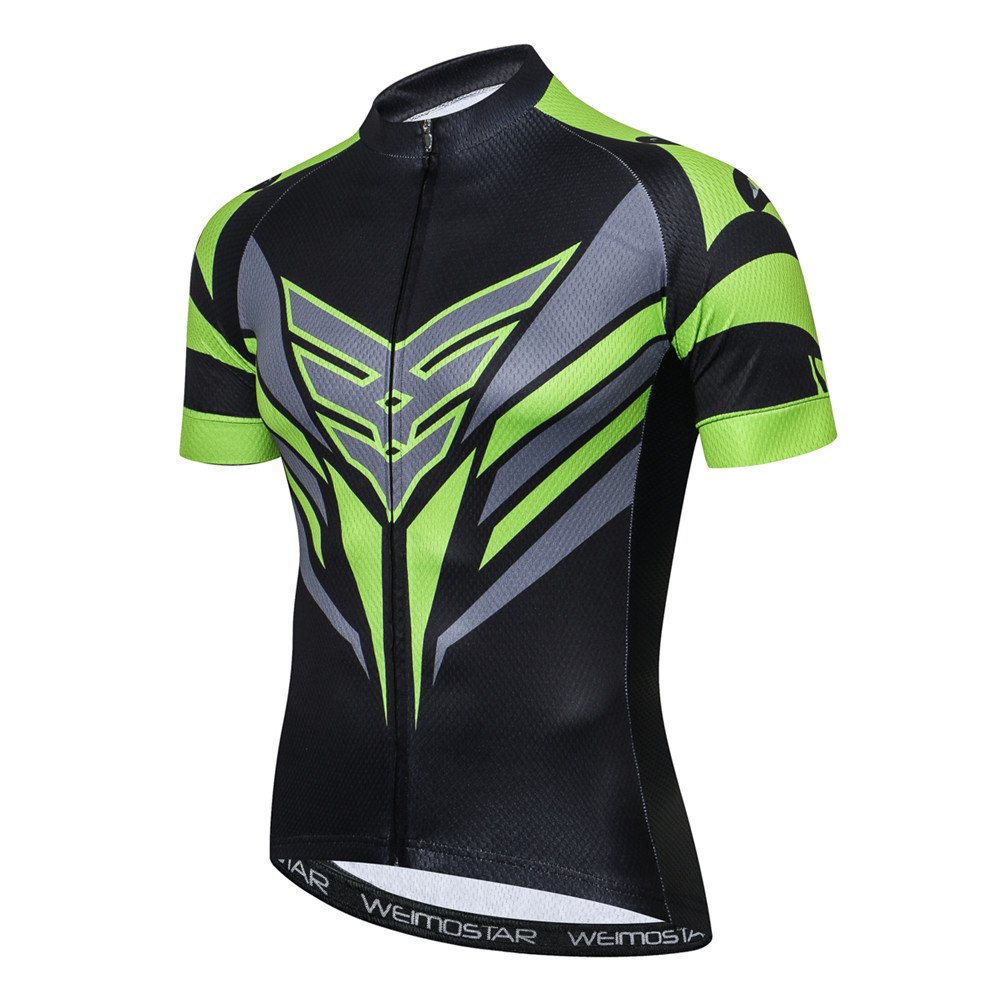 Weimostar 2018 Mountain Bike Jersey Men's Cycling Jersey Comfortable, Quick Dry Green