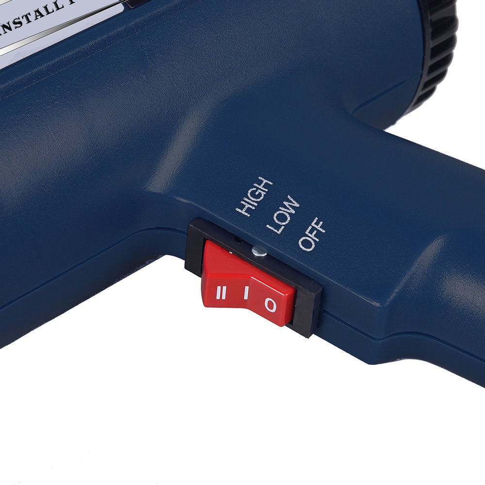 1800W Industrial Heat Gun With Digital Temperature Gauge 2 attachments — view 3