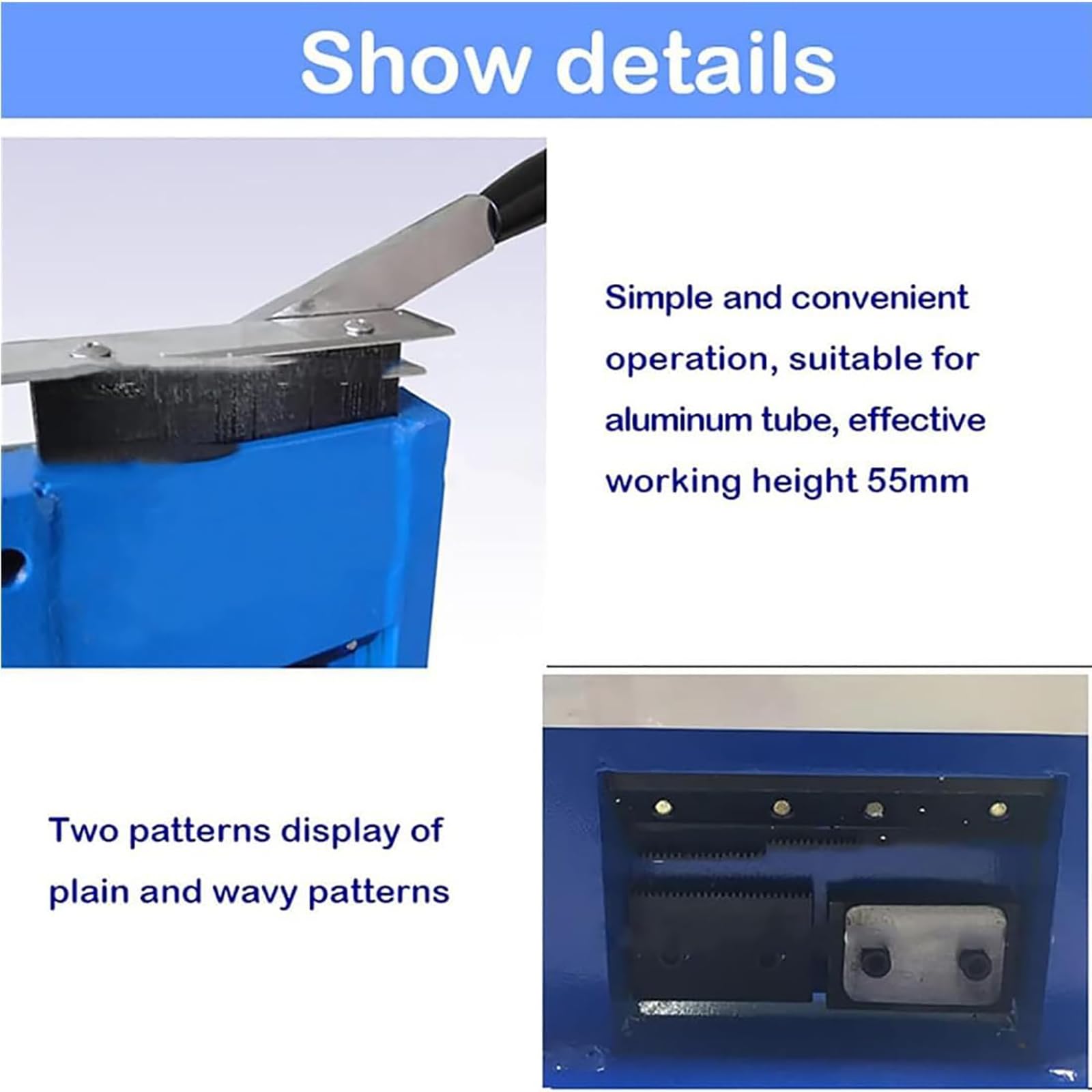 WIKINK Manual Aluminum Tube Sealer Crimper Pipe Sealing Machine Crimping Sealing Machine with Codeprinter 60mm Manual Crimper Ointment — view 4