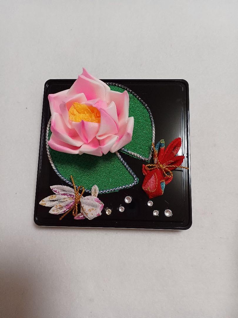 Amazon.co.jp: つまみ細工「蓮の花&金魚」 : おもちゃ