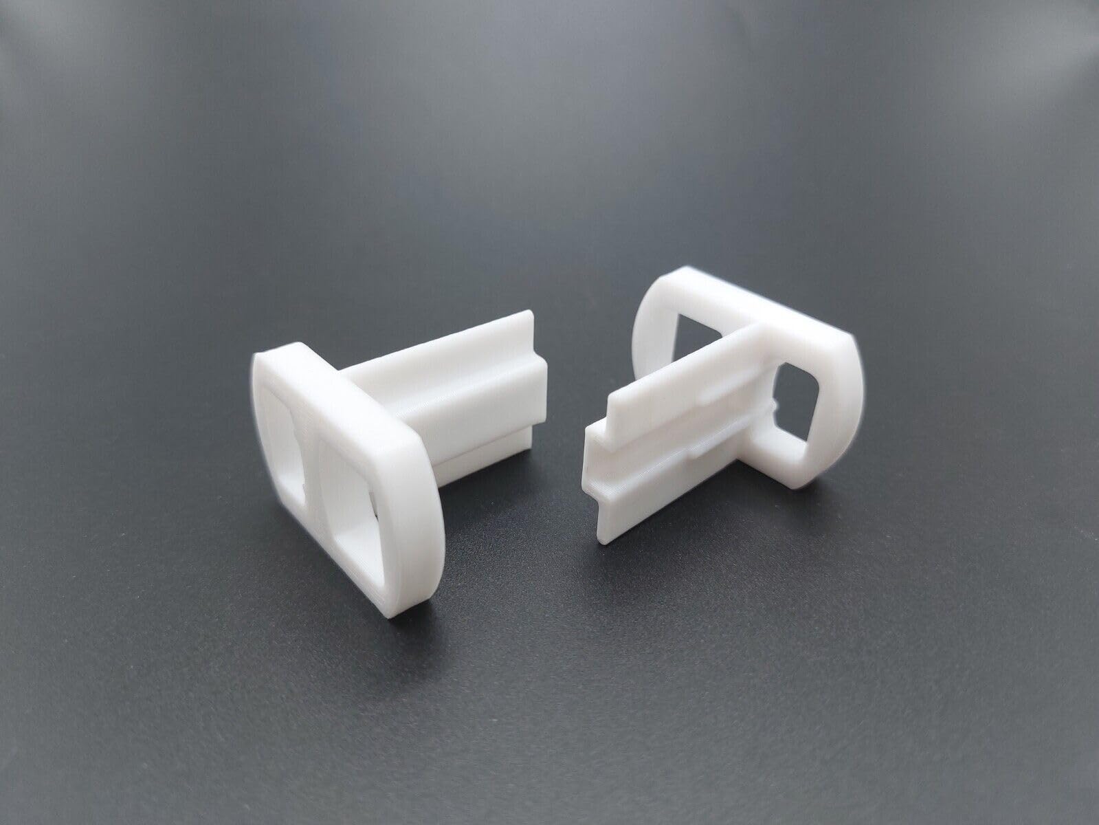 8 Pcs Sliding Cabinet Door Guide T Bar Rail Roller Rail Slider Accessories Slide Replacement Part, White - Image 4