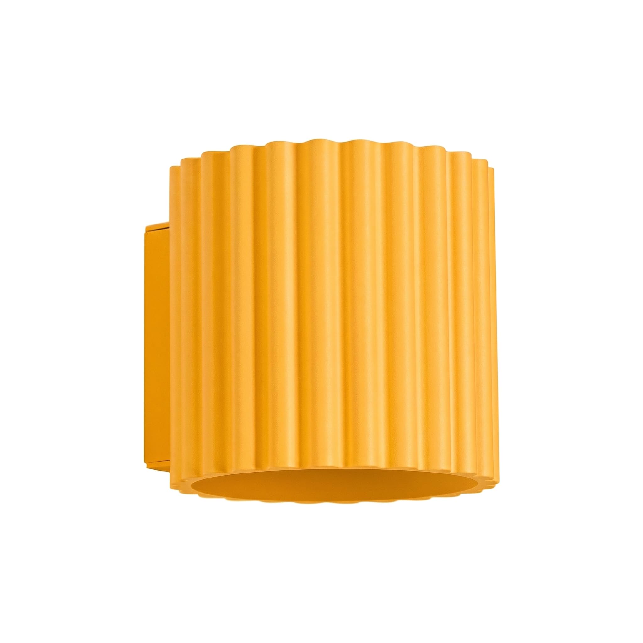 SOLLUX lighting Applique da parete AURA, gialla, G9