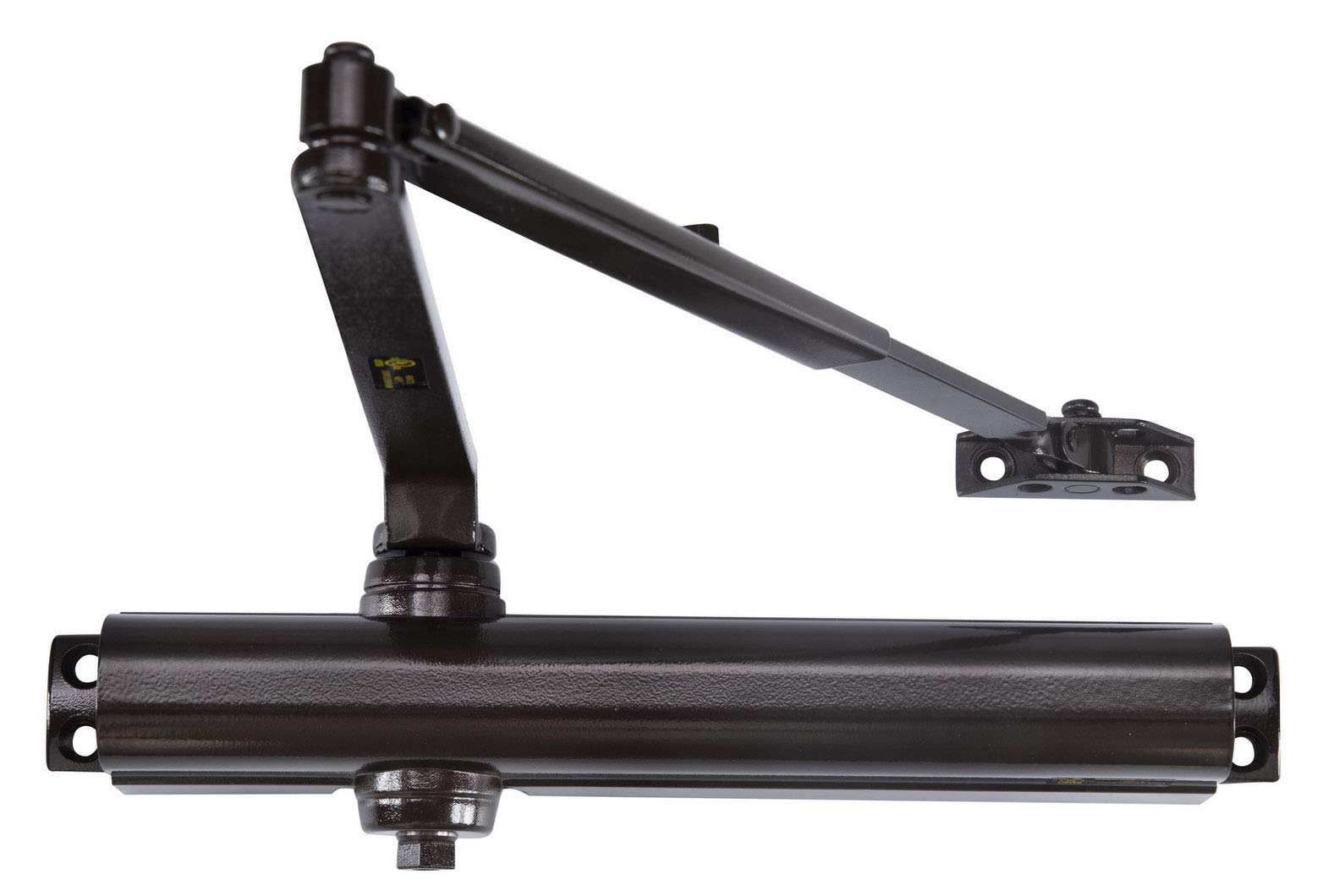 Heavy Duty Commercial Door Closer - LYNN HDWR Model # LH8016 (US10B Dark Bronze)- Surface Mounted, Grade 1, Cast Aluminum, UL 3 Hour Fire Rated and ADA for high trafic doorways & storefronts