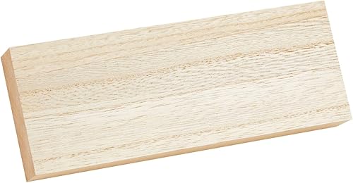 Miniatura 9 de Bright Creations - Bloques de madera sin terminar para manualidades, bloques para letreros, juegos para niños (4 unidades)