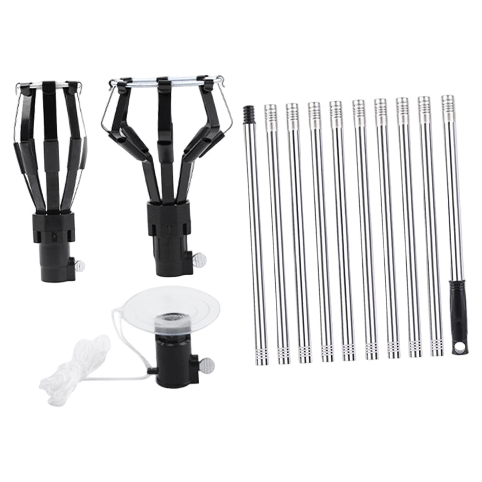 Light Bulb Changer with Suction Cup Multipurpose for Household High Ceilings 10 Sections-image-2