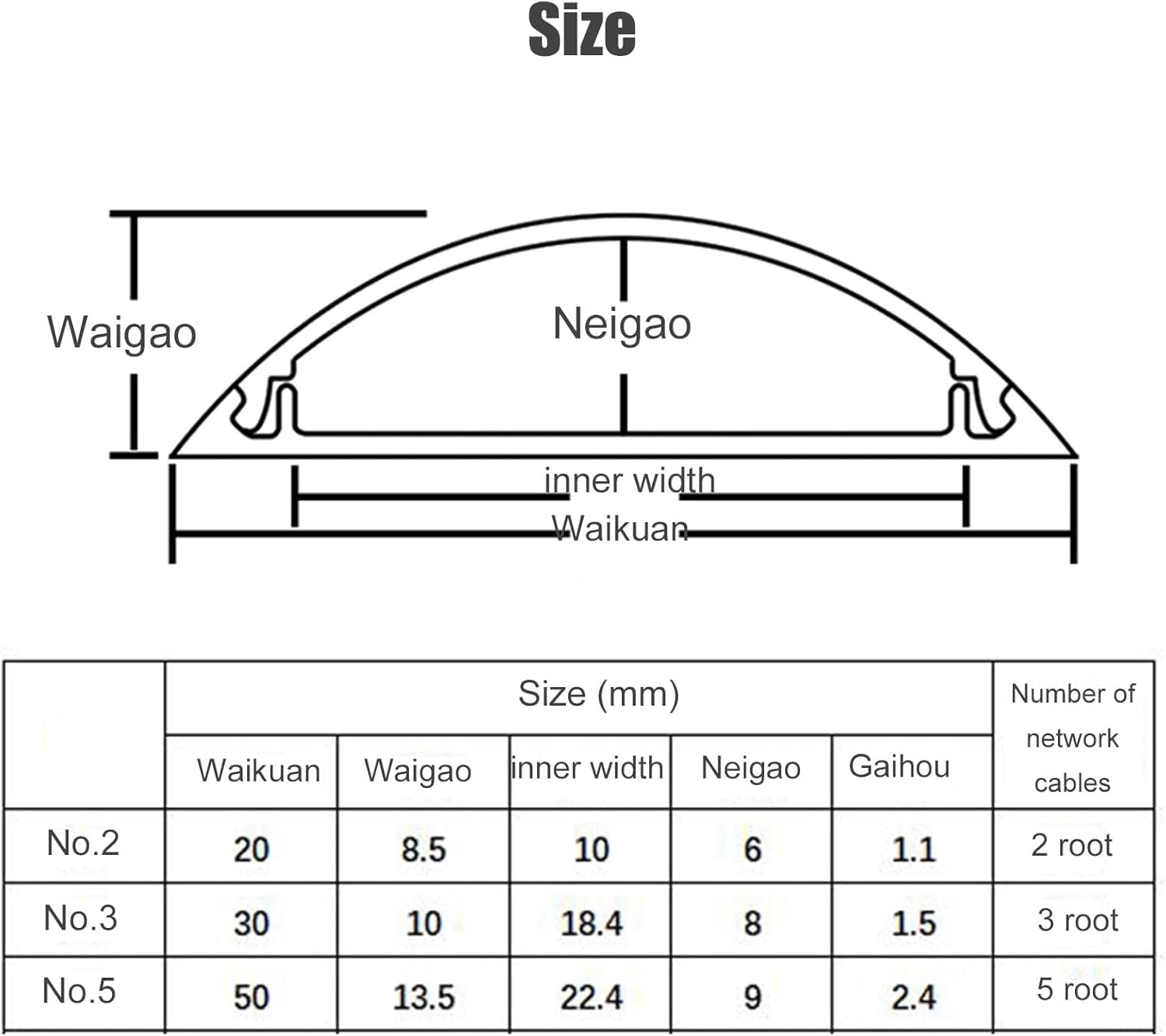 Spegnicavo, copricavo for cavi sul pavimento della parete | Concea for cavo autoadesivo in PVC con venature del legno(No.5)