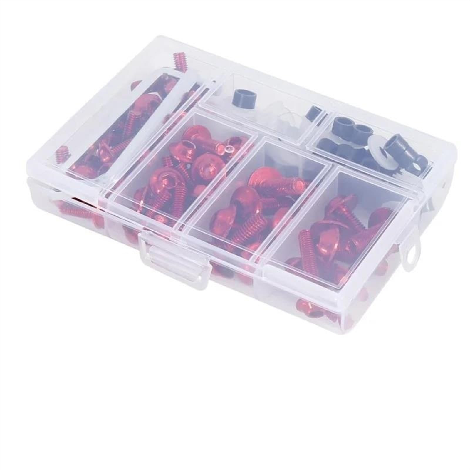 Trfbd Rosso 155Pcs Motorcycle Body Fairing Bolts Cnc Screws For Gsxr Gsx-R 600 750 1000 Gsx R K1 K2 K3 K4 K5 K6 K7 K8 K9 Cnc Alloy(Rosso)