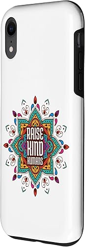 Miniatura 2 de Raise Kind Humans Colorful Mandala for Parents & Teachers Case for iPhone XR