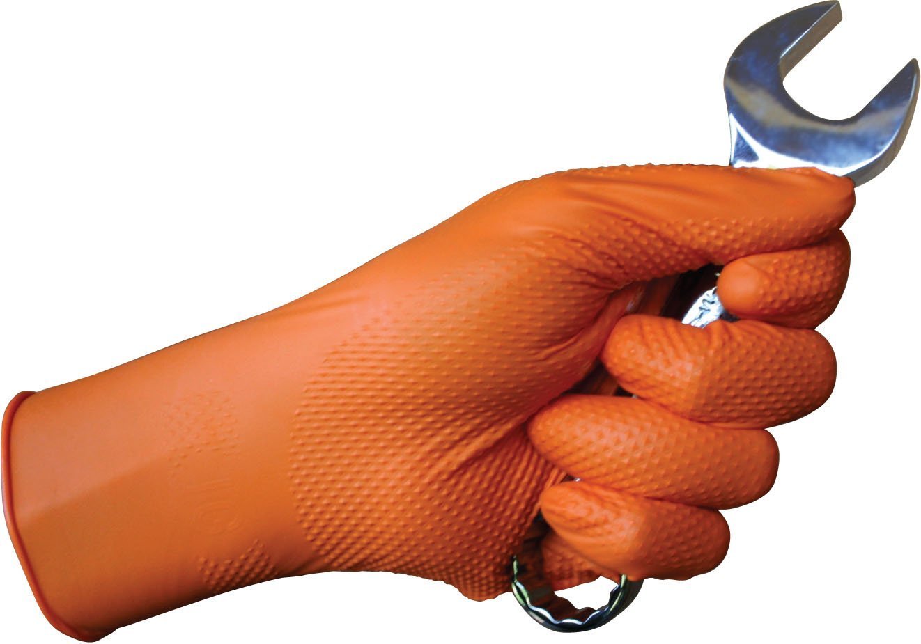 EPPCO Kunzer Tiger Grip M 100 gants jetables en nitrile Taille (gants) : M EN 374, EN 455
