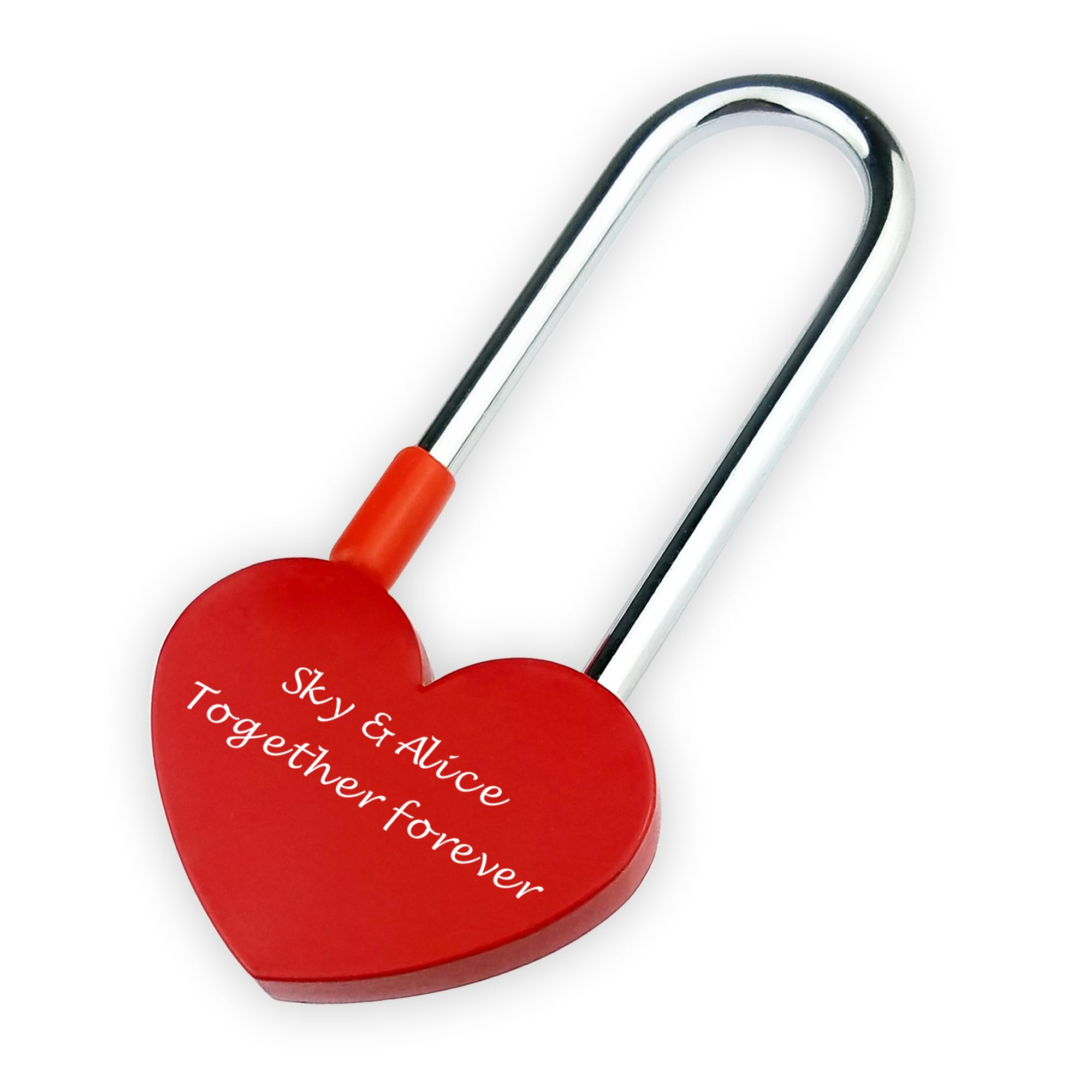 Personalised Padlock Engraved Lock Personalised Padlock for Bridge Love Locks Padlocks for Her Him Girls Couples Lover Custom Gifts for Valentine Day Anniversary Wedding Trip Travel (Design 1)