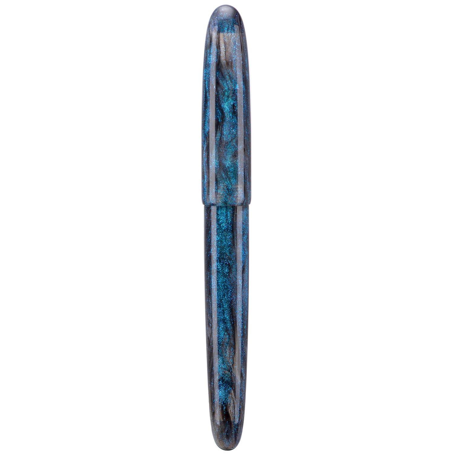 Asvine C80 万年筆　EF字　特大ペン先　コバルトブルー　アズバイン Asvine C80 Fountain Pen #8 1.1mm Nib Large Calligraphy Pen with