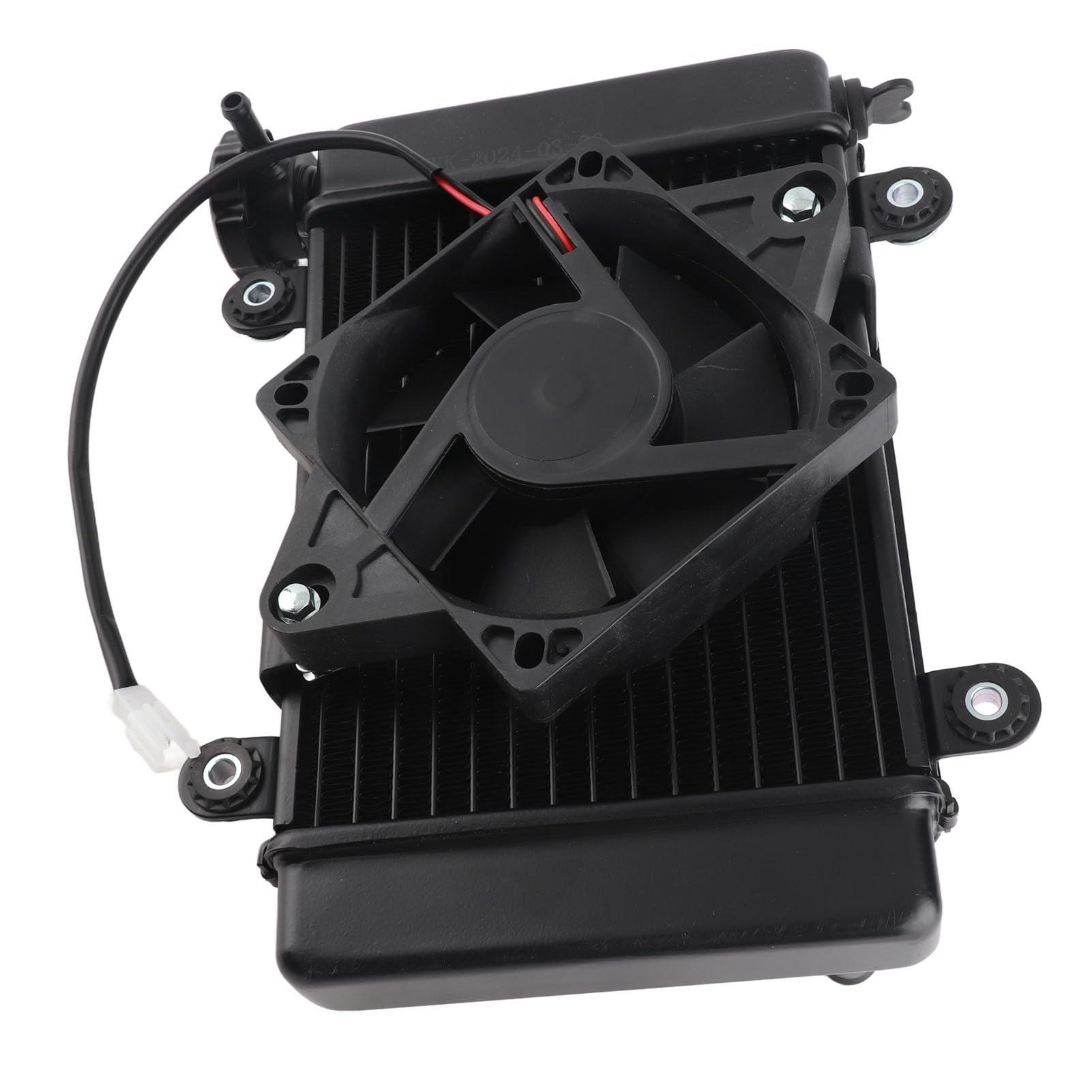Generic Trwały, Chłodzony wodą Wentylator Chłodnicy do Pit Quad Dirt Bike o Pojemności 150 Cm3 i 250 Cm3, Odpowiedni do Pojazdów ATV, Doskonała Ochrona, Wysoka wydajność
