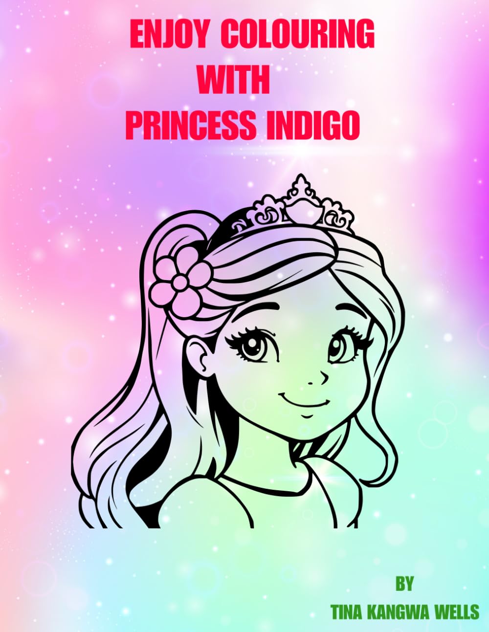 ENJOY COLOURING WITH PRINCESS INDIGO