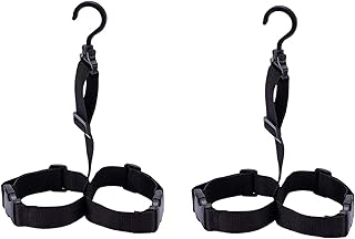 HOHOVYVY 2PCS Fishing Wader Boots Hanger Rain Shoes Hanger Strap Belt Drying Waders for Men for Drying Wader Rack Storage Fishing Boots