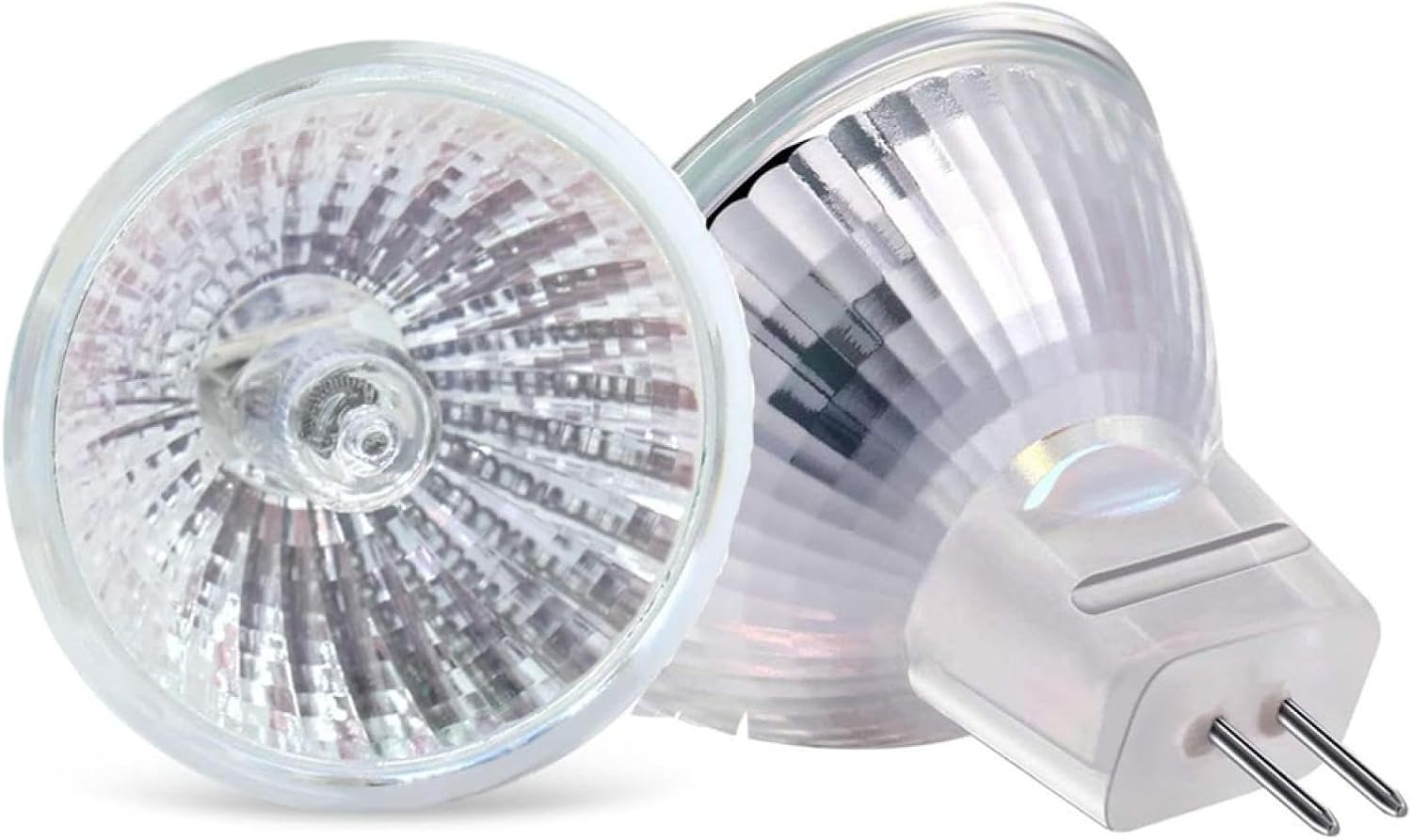 2PC MR11 24V 20W Halogen Reflector Bulb GU4 Spot Lamp MR11 35 Watt Dimmable for Accent, Track Light,Precision Halogen Fiber Optic Bulb 10W