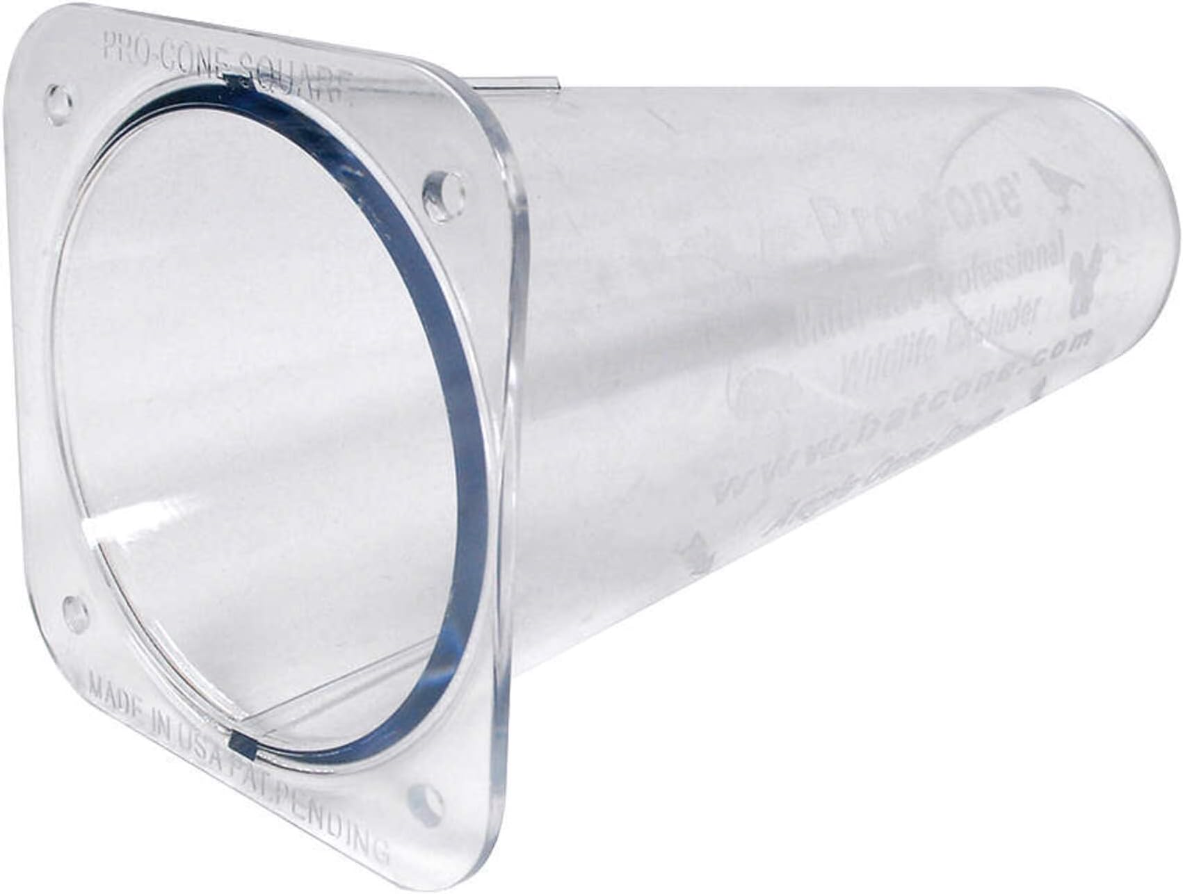 Bird Barrier Bat Removal Cone, Animal Control, 6in.