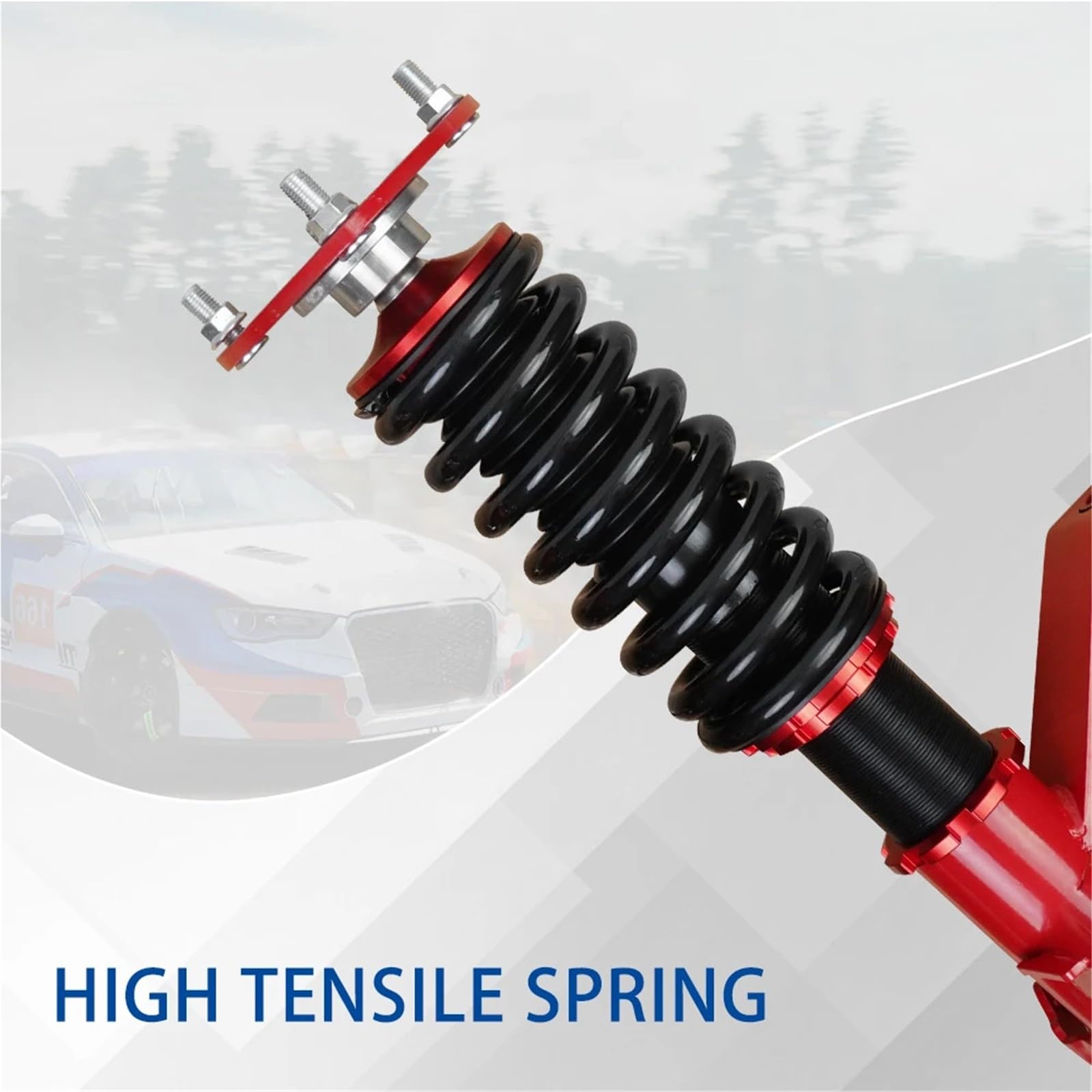 Amortyzatory samochodowe Air Suspension Zestaw regulowanych amortyzatorów Coilovers do zawieszenia Honda Acura RSX 2002-2006 Coilover obniżające amortyzatory(Silver)