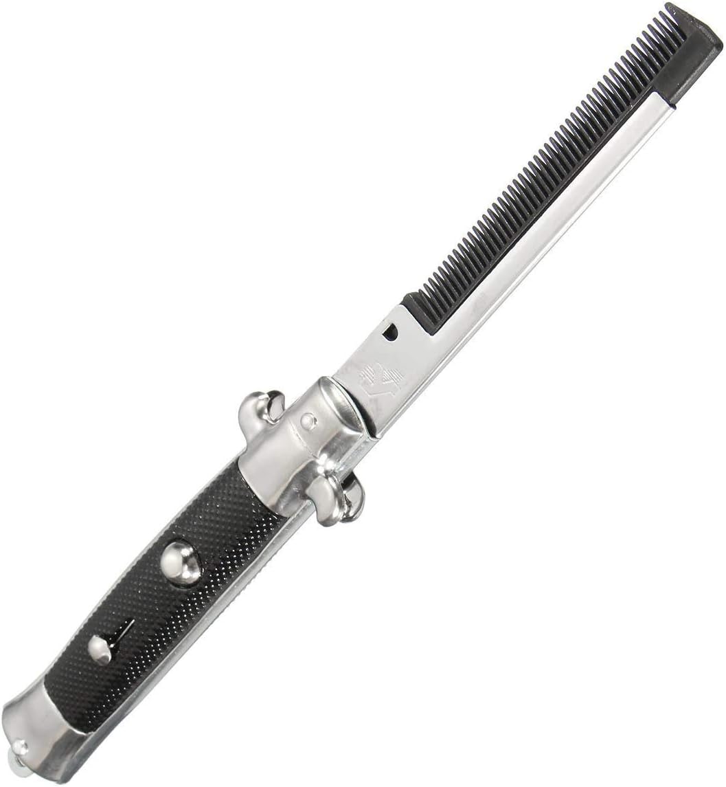 SwitchBlade Comb (Pack of 4) Stainless Steel Novelty