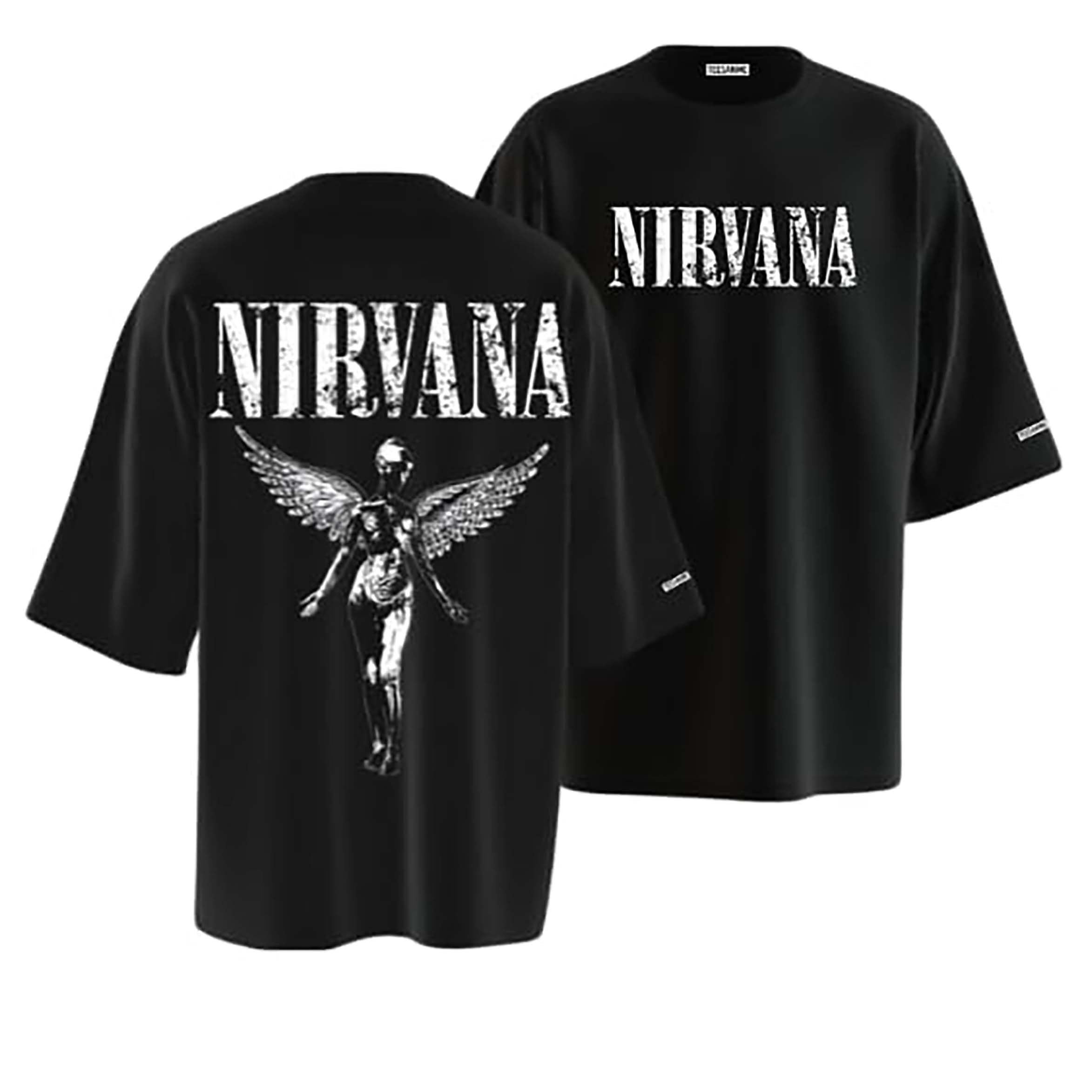 teesanime Tees Anime Kurt Kobain Nirvana Oversized T Shirt for Men and Women Premium Heavy Gauge Cotton Drop Shoulder Baggy Streetwear T-Shirt-picture-52