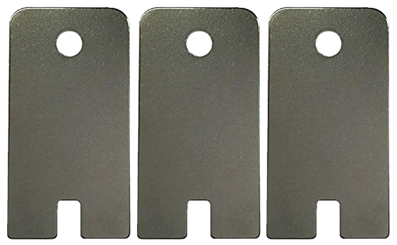 Dual Prong Metal Key for Toilet Tissue and Paper Hand Towel Dispensers. Fits Tork, Lotus and Others. (Pack of 3)