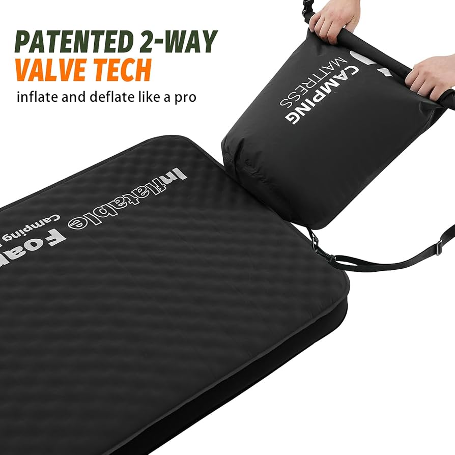Amazon.com : CYMULA Self Inflating Double Sleeping Pad, 4in