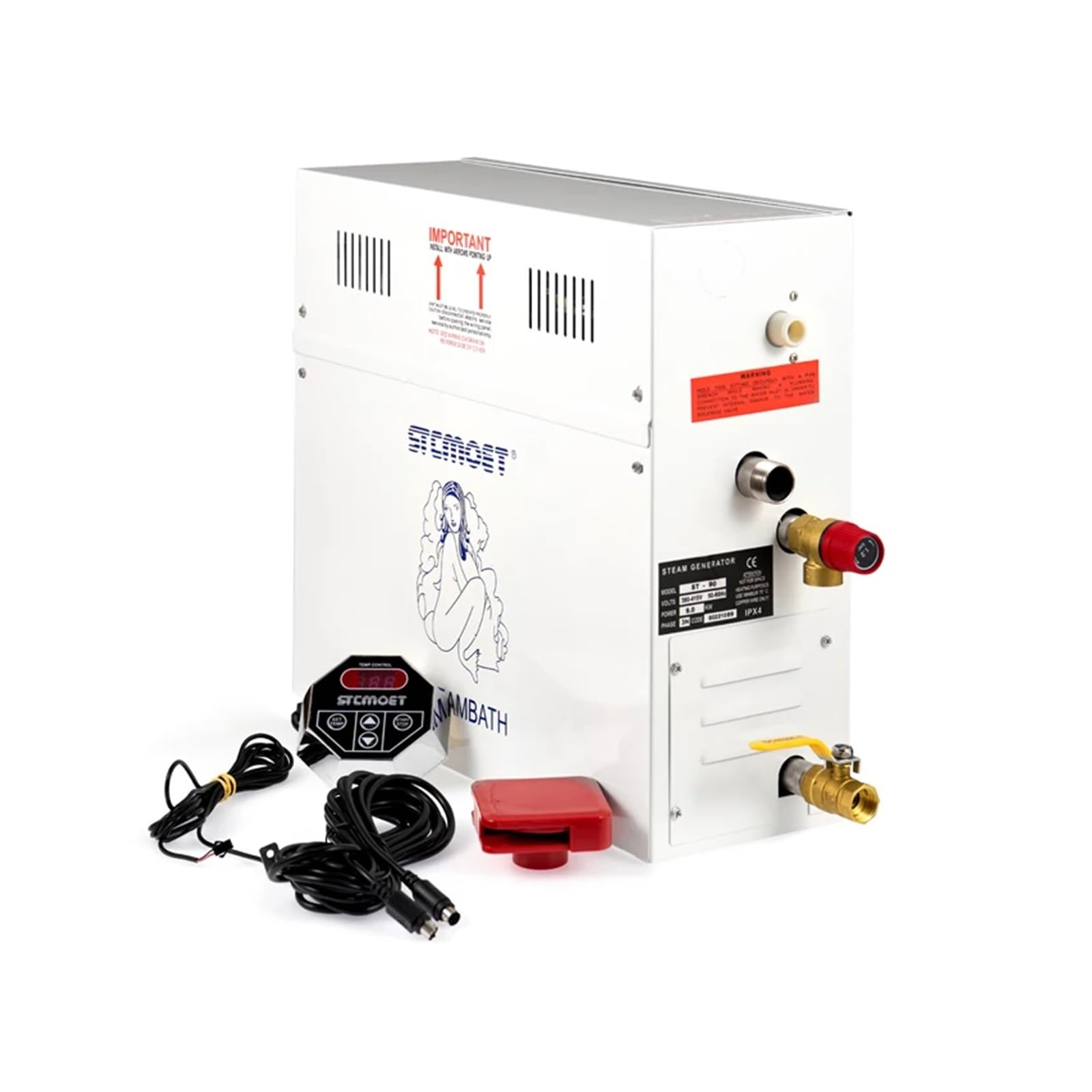 サウナ蒸気発生器　Steam Generator 未使用品　ST45 Amazon.co.jp: 9KW サウナスパ蒸気発生器家庭用スチームシャワー