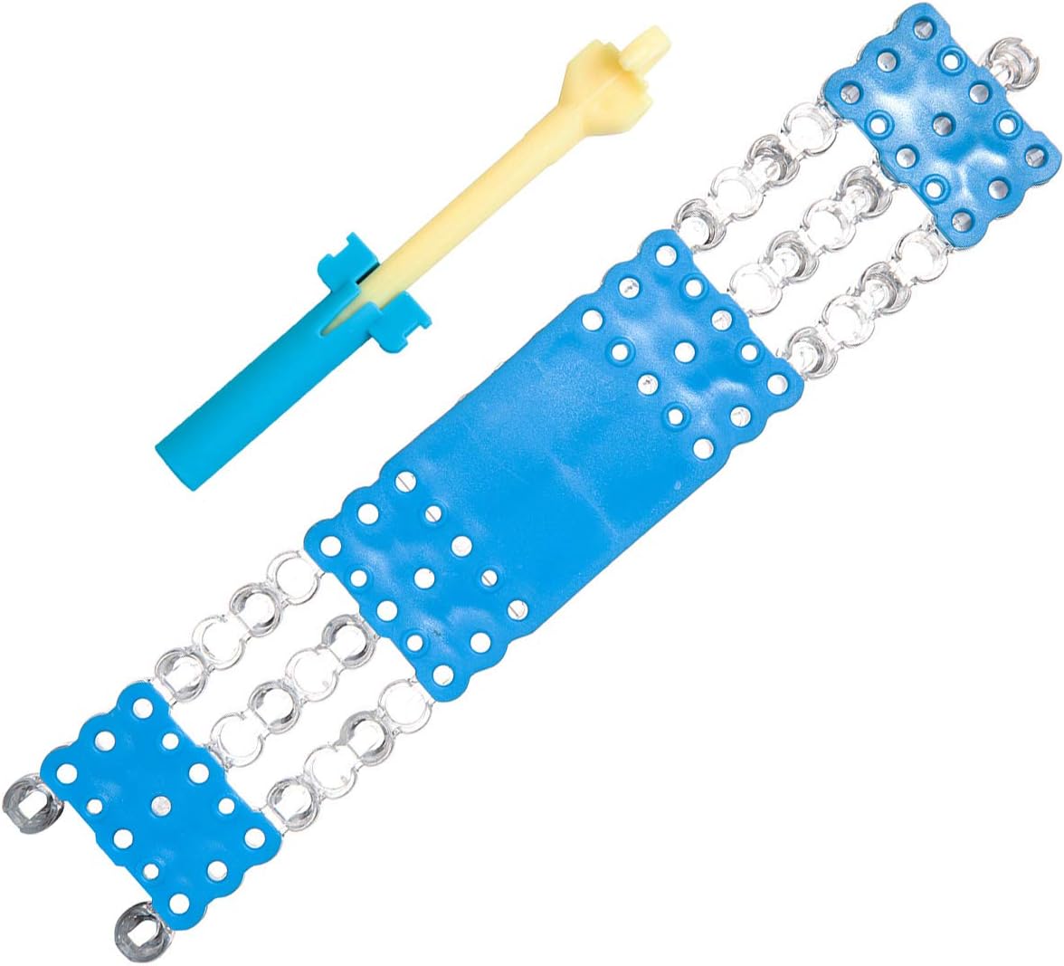 Morning May Ateam Weaving Loom with Hook Compatible with All Looms Ideal for Bracelet Making