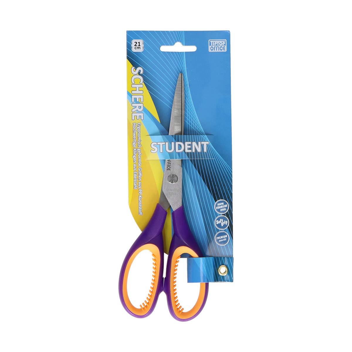 TIPTOP OFFICE TTO Scissors 21 cm Soft Grip