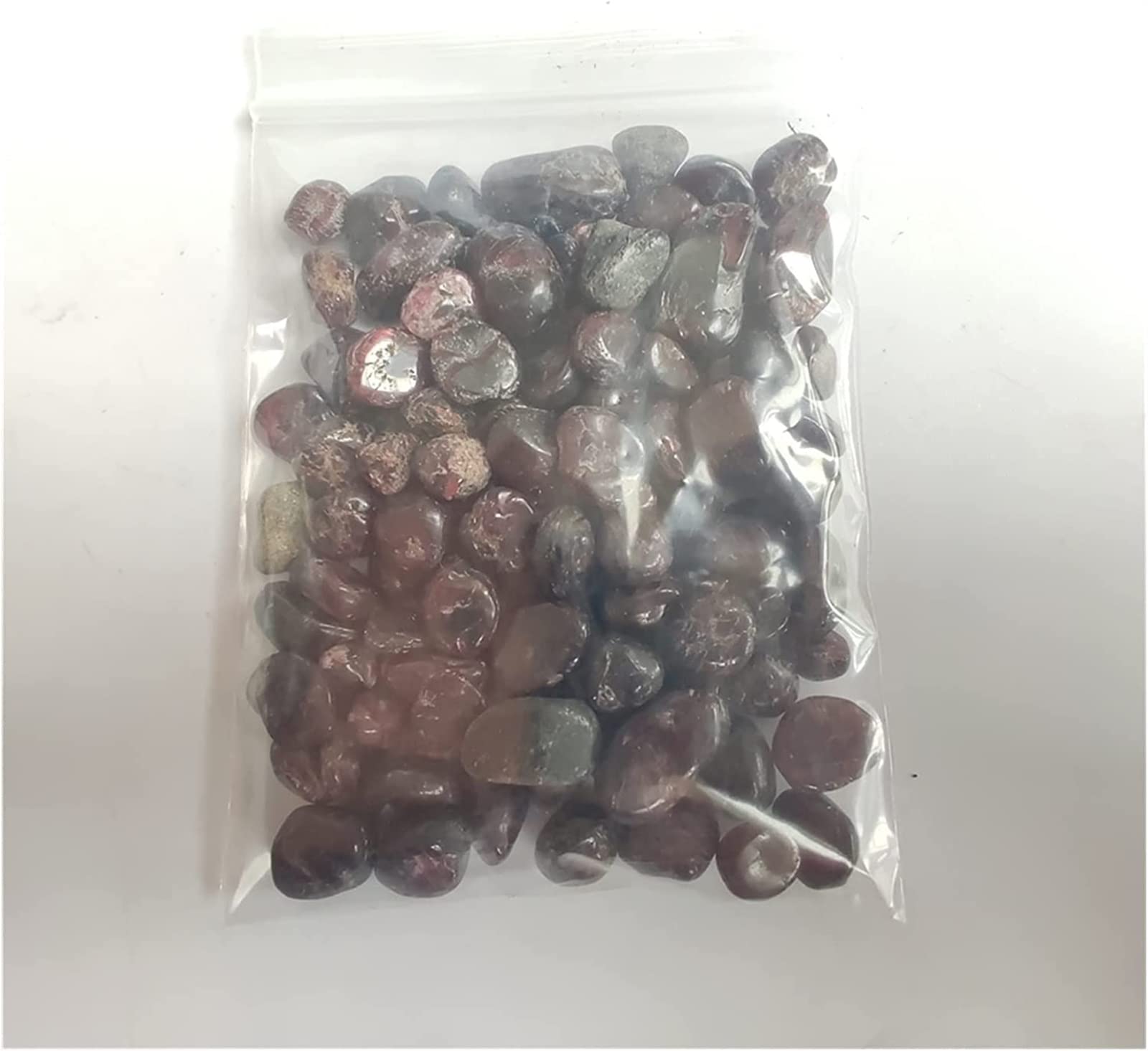 Cristaux de grenat précieux polis 100g pour composition minérale haut de gamme