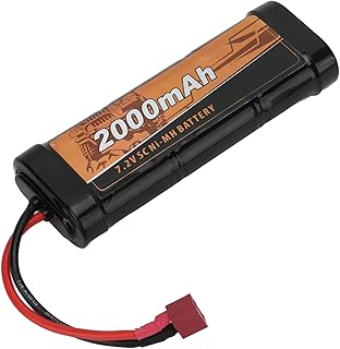 7.2V 2000mAh RC Model Ni MH Battery Replacement with T Female Plug for ZD Racing DBX 10 7568 1:10 RC Off Road Car
