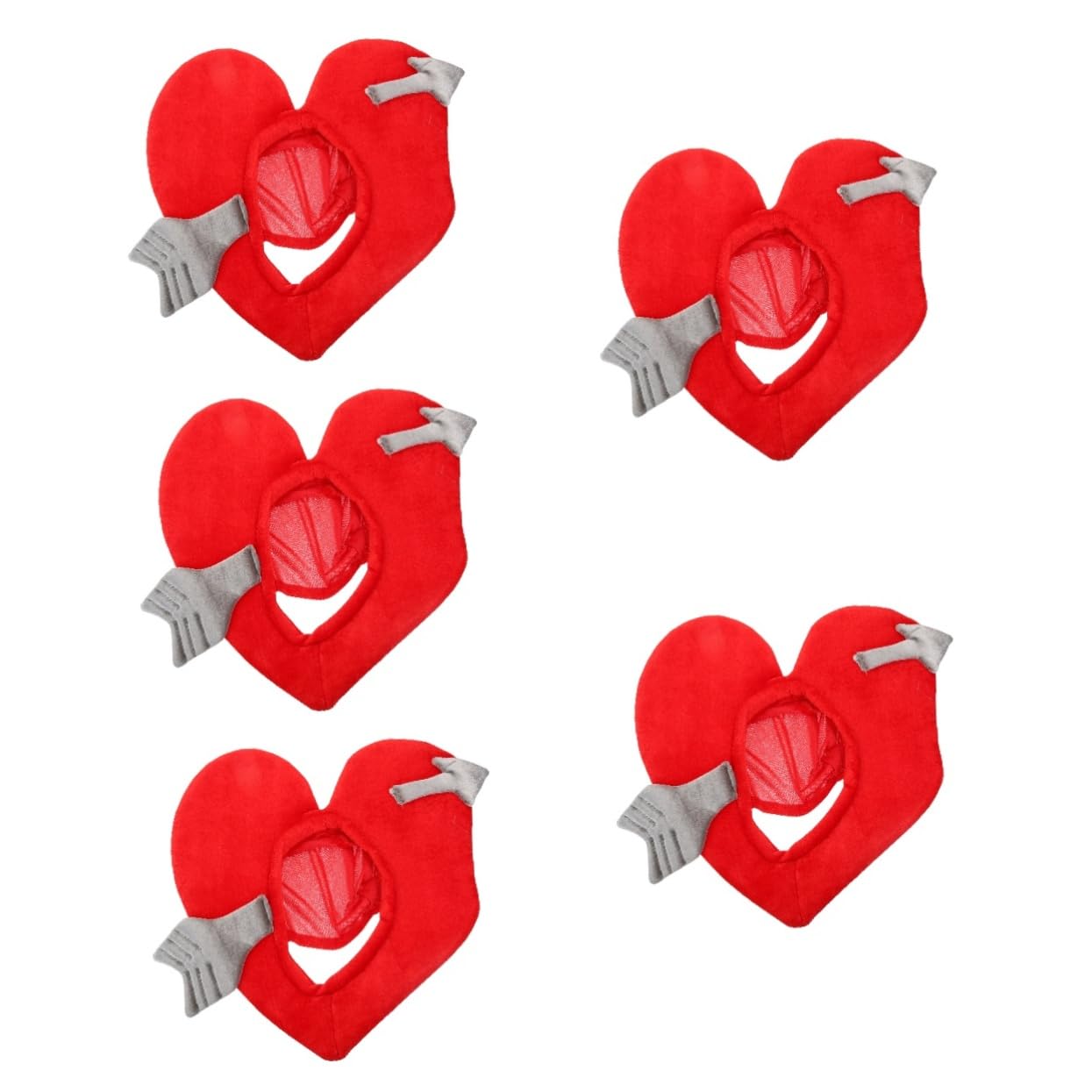 TOYANDONA 5piezas Sombrero De Divertido Accesorio Fotográfico Para Parejas San Valentín y Disfraces Diseño y