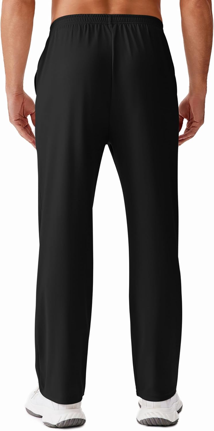 Deyeek Tear Away Pants for Men Open Bottom Side Snap On Sweatpants Baggy Post Knee Hip Leg Surgery Recovery Pant with Pockets - Image 7