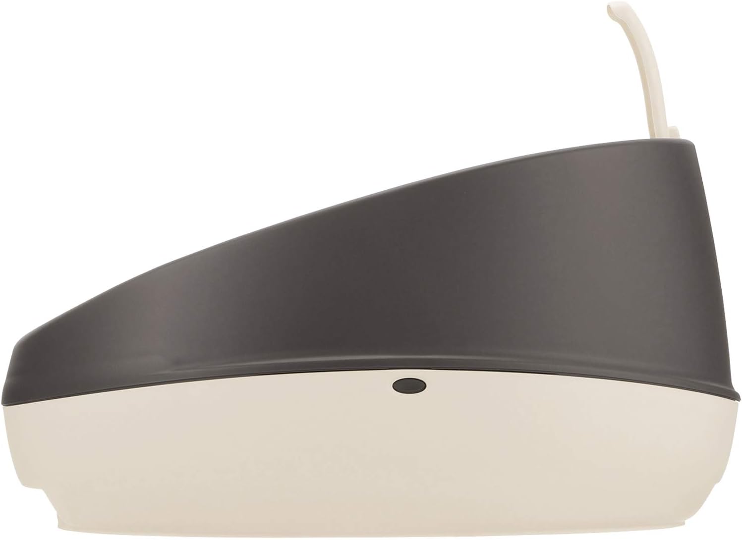 Richell: PAW TRAX Rimmed Cat Litter Pan - Brown - High Shield Sides, Waste Box w/Included Scoop, Recessed Handle, Durable Plastic, 18.5 x 14.2 x 9.6