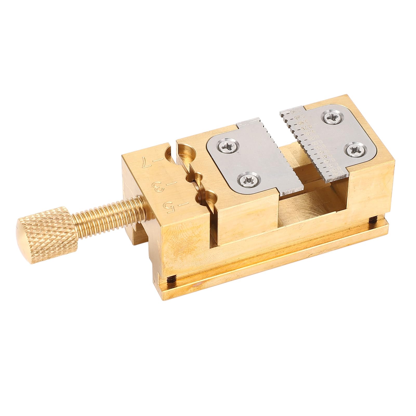 Demeras Supporto per Lancette dell'orologio, Morsa da Banco Resistente all'usura Apertura 0,2-0,9 Mm per Riparazione Orologio da Polso