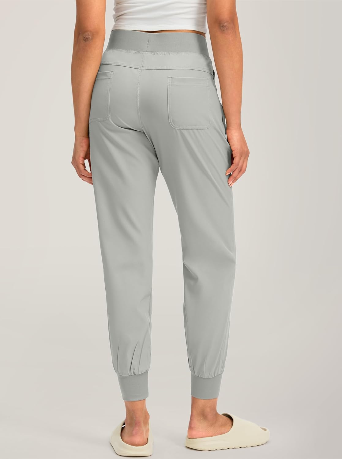 Soothfeel Women's Joggers with Zipper Pockets Lightweight Running Gym Travel Casual Workout Athletic Joggers Pants for Women - Image 3